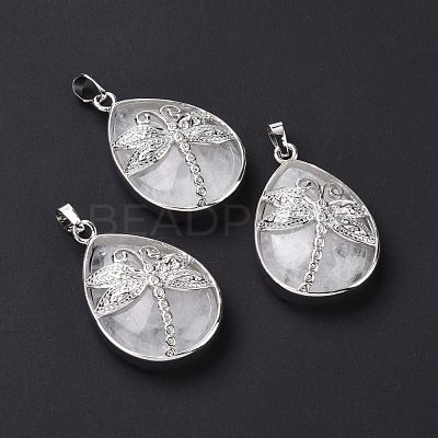 Natural Quartz Crystal Pendants G-G900-01P-16-1