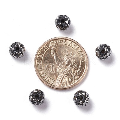 Pave Disco Ball Beads RB-A140-8mm-5-1