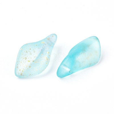 Frosted Glass Pendants GLAA-L027-B02-1