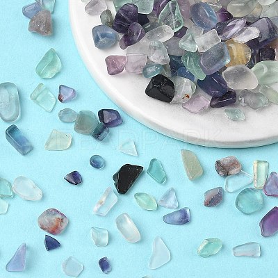 Natural Fluorite Chip Beads X-G-M364-05-1