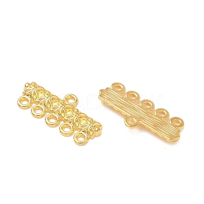 Tibetan Style Alloy Rectangle Links K08QY011-1