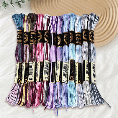 6-Ply Polyester Embroidery Floss OCOR-WH20074-15J-1