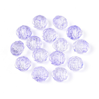 Baking Paint Transparent Glass Beads GLAA-N011-10mm-05-1
