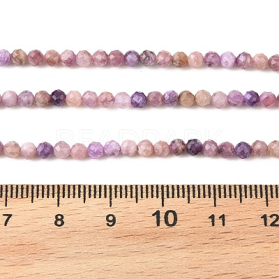 Natural Charoite Beads Strands G-K376-A04-3mm-1