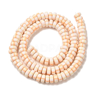 Polymer Clay Beads Strands CLAY-H006-02F-1