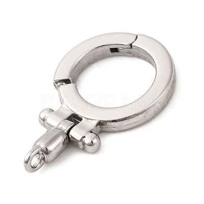 304 Stainless Steel Twister Clasps STAS-S187-01P-1
