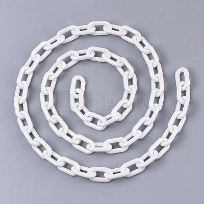 Acrylic Opaque Cable Chains PACR-N009-002J-1