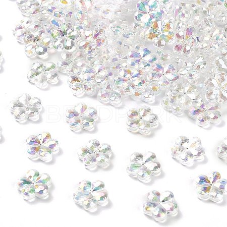 Transaparent Acrylic Beads PACR-H004-01A-1