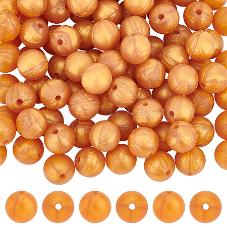 Food Grade Eco-Friendly Silicone Beads LS-SIL-WH0010-10C-1
