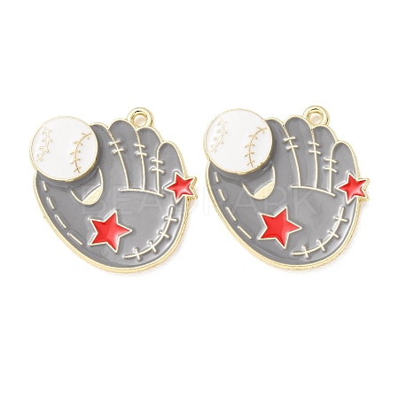 Baseball Alloy Enamel Pendants AL-CBA2679-07D-G01-1