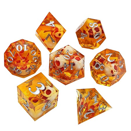 Transparent Acrylic Polyhedral Dice Set PW-WG10132-04-1