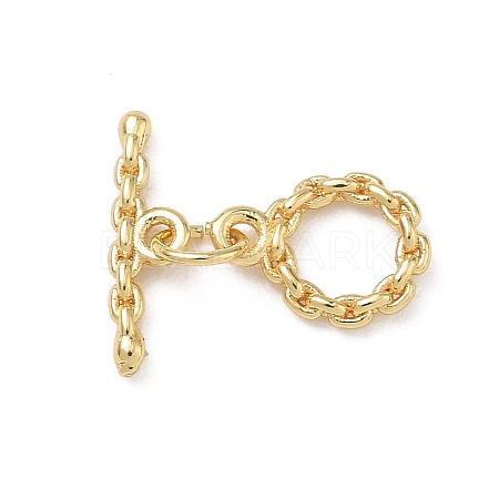 Brass Toggle Clasp KK-D289-53B-G-1