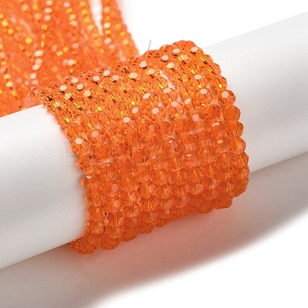 Transparent Glass Beads Strands EGLA-A035-T4mm-D05-1