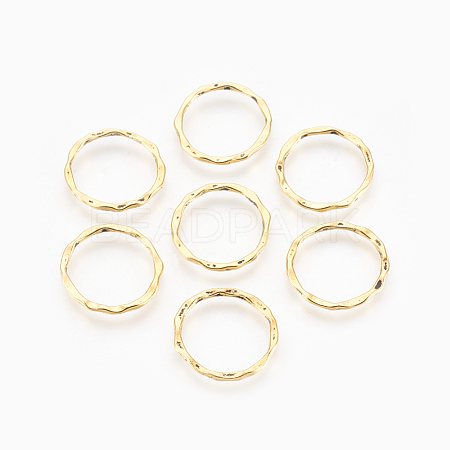 Tibetan Style Linking Rings PALLOY-A017-AG-LF-1