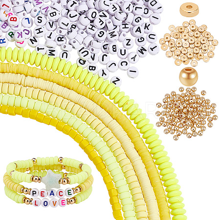   DIY Letter Beads Jewelry Making Finding Kit DIY-PH0010-57-1
