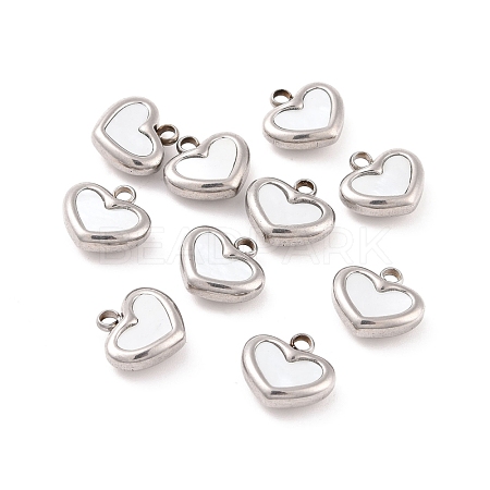 304 Stainless Steel Pendants STAS-D188-07P-1