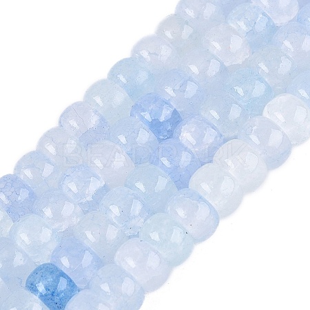 Ombre Effect Dyed Glass Beads Strands X-GLAA-Q106-05A-A15-1