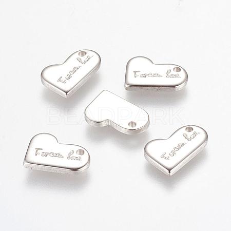 Non-Tarnish 304 Stainless Steel Charms STAS-K149-05P-1