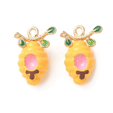 Alloy Enamel Pendants ENAM-F162-02A-02-1