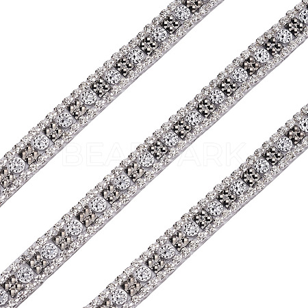 Beadthoven Hotfix with Two Rows Rhinestone DIY-BT0001-31-1