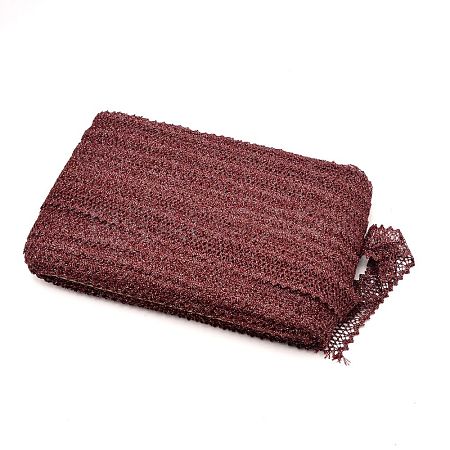 Polyester Rolls Lace Trim OCOR-WH0063-64D-1