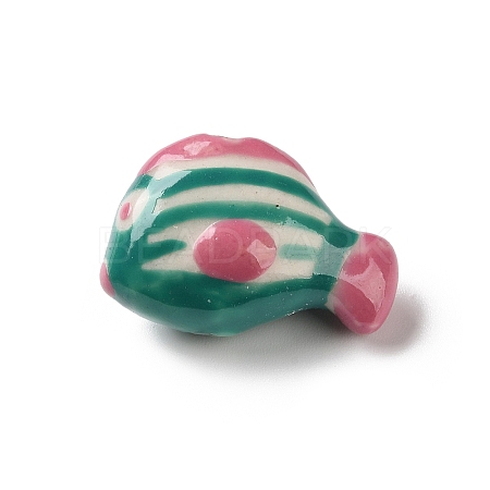 Handmade Porcelain Beads X-PORC-Z006-02B-1