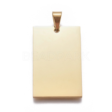 304 Stainless Steel Pendants STAS-F223-48G-1