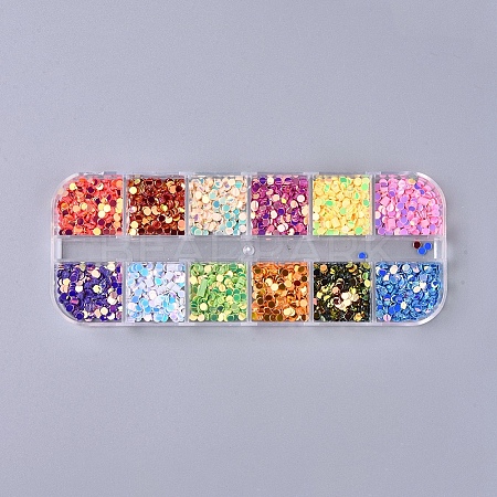 12 Colors Laser Shining Nail Art Glitter MRMJ-WH0060-14J-1