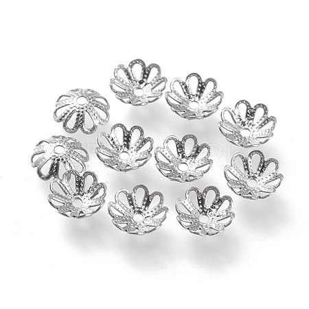 Non-Tarnish 304 Stainless Steel Fancy Bead Caps A-STAS-K194-02P-1