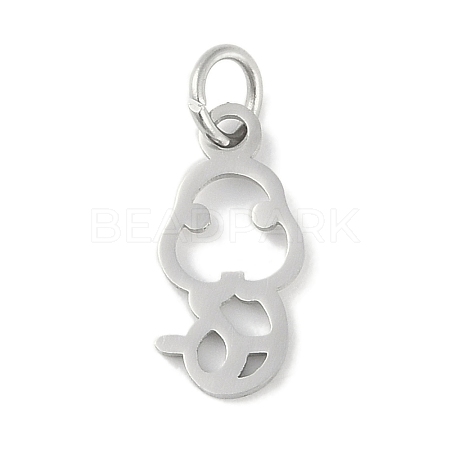 Non-Tarnish 304 Stainless Steel Pendants STAS-L279-001P-06-1