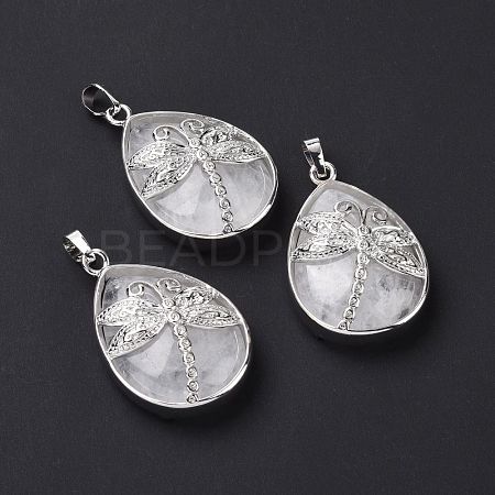 Natural Quartz Crystal Pendants G-G900-01P-16-1