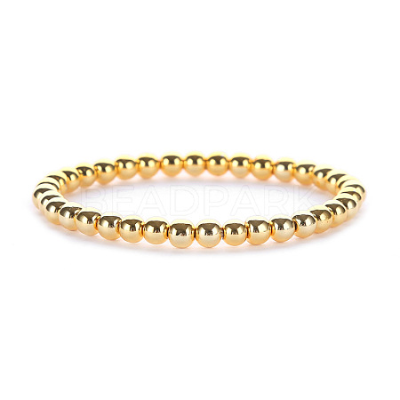 Synthetic Non-magnetic Hematite Beaded Stretch Bracelets for Men Women LS-YP2747-4-1
