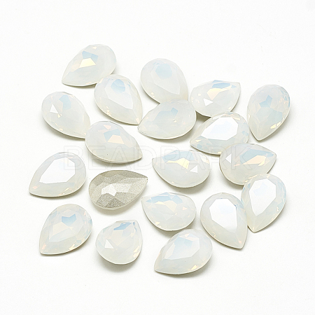 DIY Pointed Back K9 Glass Rhinestone Cabochons RGLA-T052-13x18-101-1