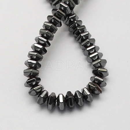 Non-magnetic Synthetic Hematite Beads Strands G-Q906-7mm-1