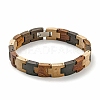 Wooden Watch Band Bracelets for Women Men BJEW-M306-02P-1