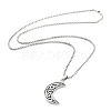 Tibetan Style Alloy Pendant Necklaces NJEW-P284-04AS-2
