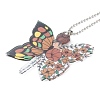 Colorful Butterfly Angel Acrylic Pendant Decoration RJEW-E007-03P-07-3