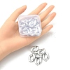 20Pcs Opaque Spray Painted Acrylic Linking Rings OACR-YW0001-53B-4