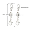 Brass Magnetic Clasps Converter KK-YW0001-60S-5