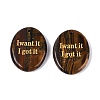 Natural Tiger Eye Pendants G-N365-02D-1