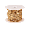 Ion Plating(IP) 304 Stainless Steel Diamond Cut Chunky Curb Chains CHS-CJ0001-30G-1