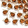 Faceted Glass Pendants X-GLAA-S191-001G-G-NR-1
