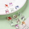 Transparent Acrylic Beads X-TACR-S154-04A-6