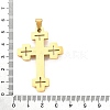304 Stainless Steel Big Pendants STAS-R171-02G-3