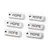 (Defective Closeout Sale: Blister) Tibetan Style Alloy Inspirational Message Pendants TIBEP-XCP0001-02A-2