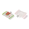 24Pcs 6 Colors Christmas Theme Transparent Resin Imitation Food Pendants RESI-FS0001-42-3