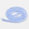 Electroplate Glass Beads Strands EGLA-A034-J6mm-L03-2