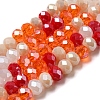 Glass Beads Strands EGLA-A034-M6mm-27-3