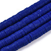 Handmade Polymer Clay Beads Strands CLAY-R089-6mm-112-1