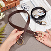 2Pcs 2 Colors Imitation Leather Bag Handles FIND-WR0002-68AB-7